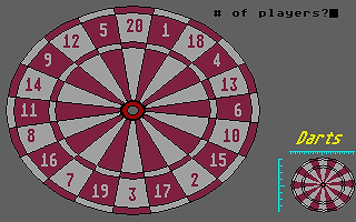 Darts atari screenshot